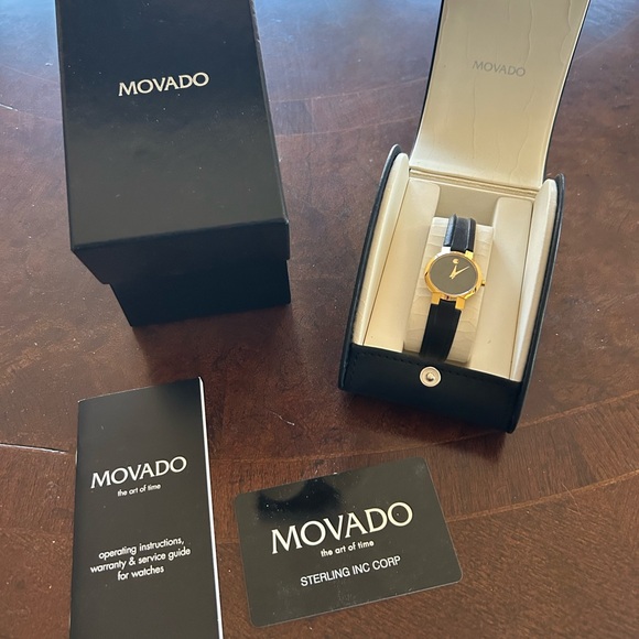 Movado Other - Movado Gold and Black Watch